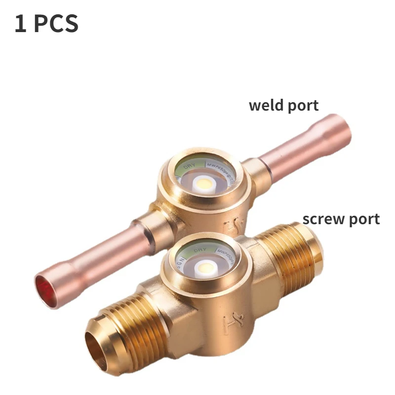 brass central air conditioner sight glass SG series refrigeration sight
