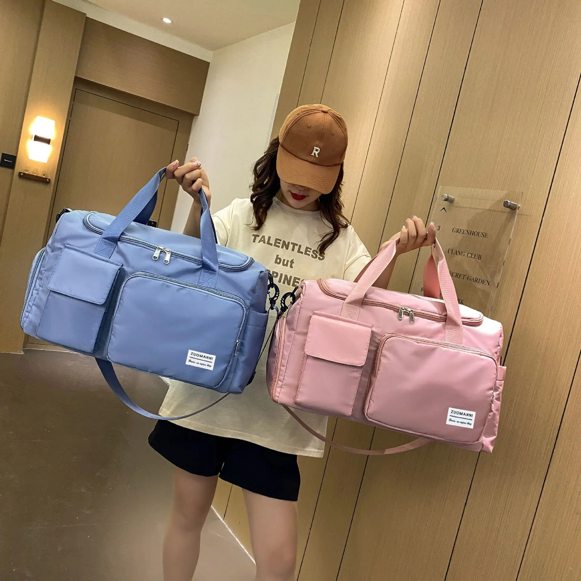 Sac De Sport Multifonction De Qualité Supérieure - Avec 3 Compartiments Réglables - Étanche - Pour Les Sports De Plein Air, Noir, Voyage