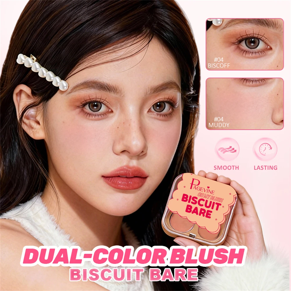 Face Reparing Palette Cream 3-in-1 Contour Blush Matte Shadow Highlighter 3D Nose Shadow Brightening Cookie Box Rouge Makeup_voghion.com