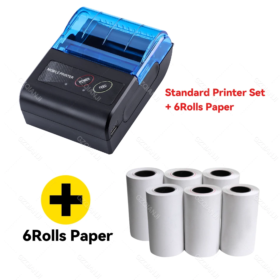 best mini printer Mini Portable 58mm Bluetooth Pocket Thermal Receipt Printer Wireless Notes Phone Printer Android IOS PC Eboleta Impresora Recibo best mini photo printer Printers