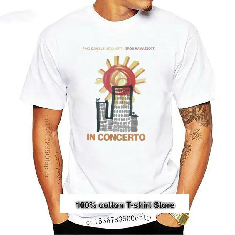 Camiseta Para Hombre, Ropa Para Hombre, Pino, Danele, Jovanotti, Ramazzotti, Concerto Tour, 1994-S, M, L, Xl
