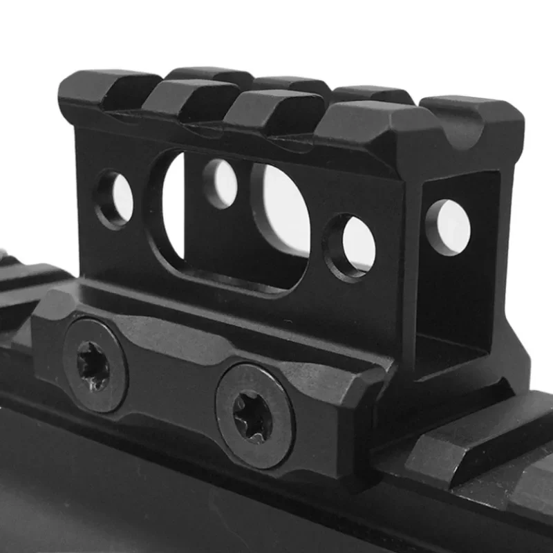 T1 Red Dot Mirror Increasing Bracket 20mm Hollow Bracket 3 Slot Increasing Guide Rail Riser Rifle Scope Mount