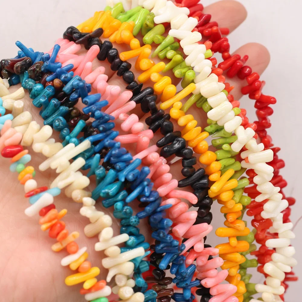 Natural Stone Beads Natural Stone coral beads irregular shape loose beads isolation For Jewelry Making DIY for bracelet necklace Accessories