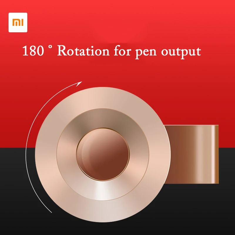Original Xiaomi Metal Gel Pen 0.5mm Black Ink Swiss Pen Refill Office Business Signature Canetas Stationery Supplies/Gifts Pen 5