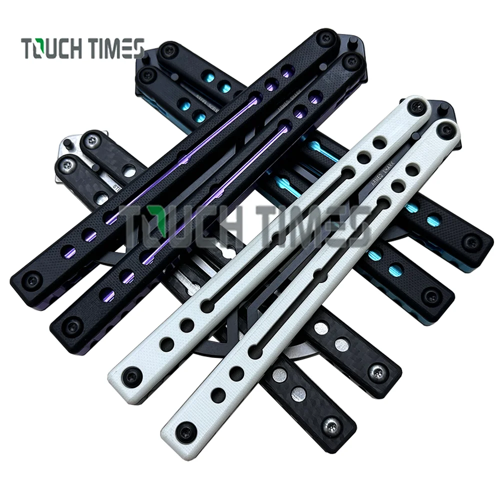 ARMED SHARK Barebones Clone Balisong Butterfly Trainer Knife Aluminum  Channel Handle Bushings System Outdoor Safe EDC - AliExpress