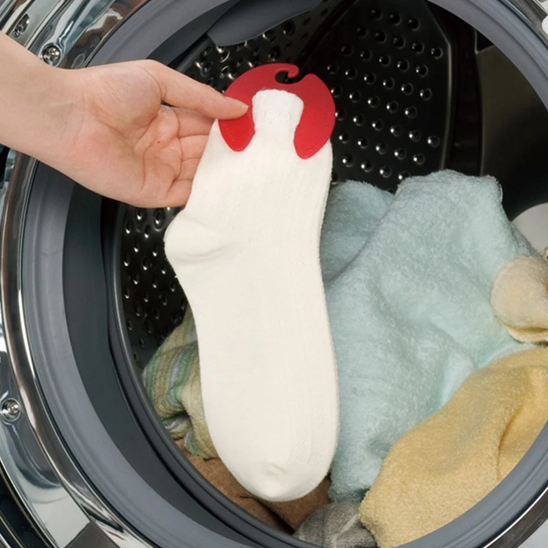 6-24PCS sock organizers Underwear Glove Tie Socks Clip Home Laundry Clothes Peg Colorful Sock Organizers Sorters Locks Sock Holder