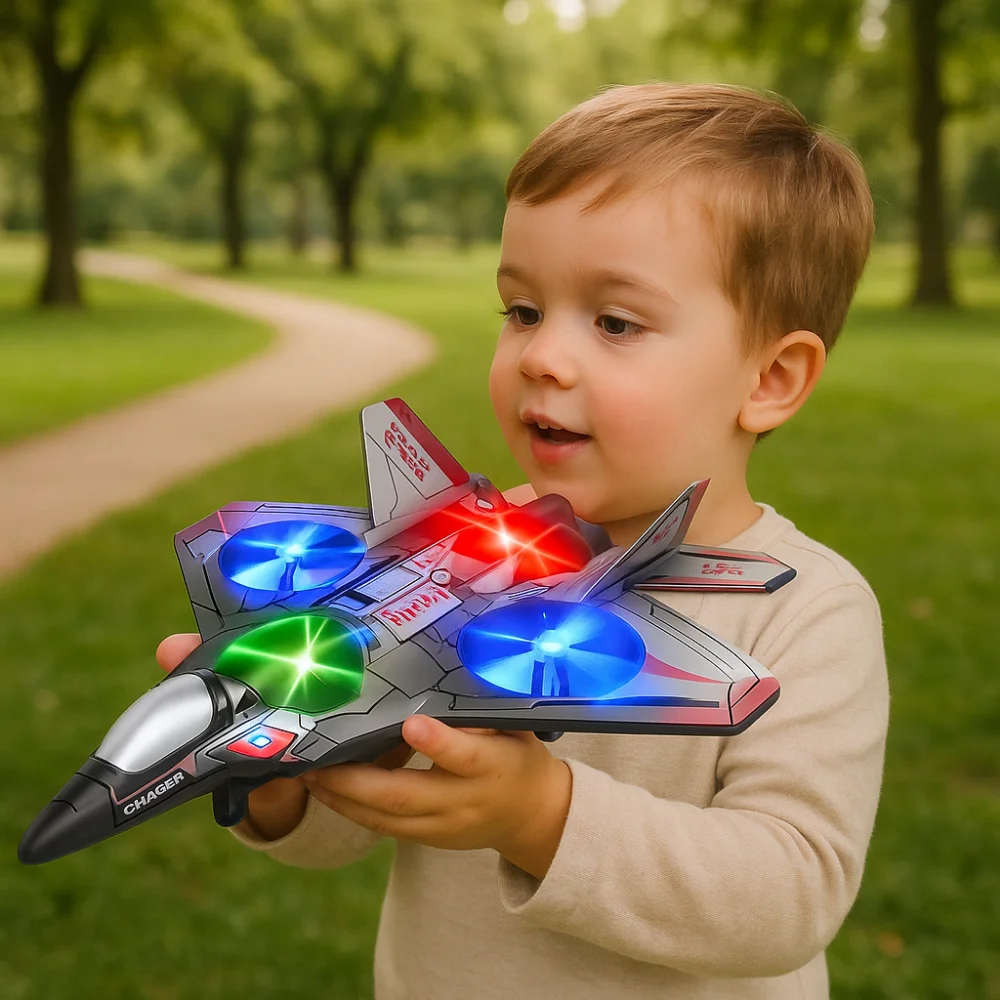 EPP Foam Remote Control Foam Fighter Gravity Sensing 2.4G Stunt Four Motor Helicopter with Light Rechargeable