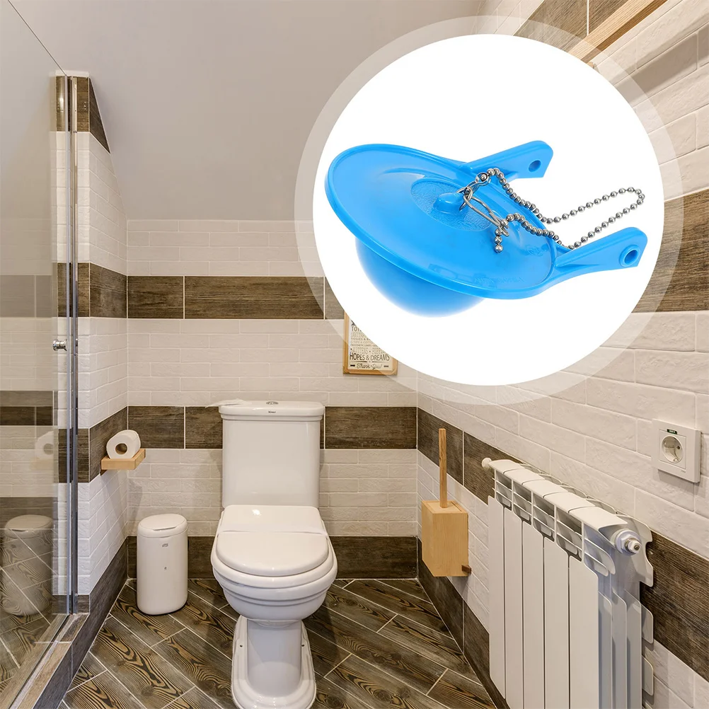 

2Pcs Replacement 3-Inch Toilet Flapper Toilet Tank Flapper with Chain and Hook