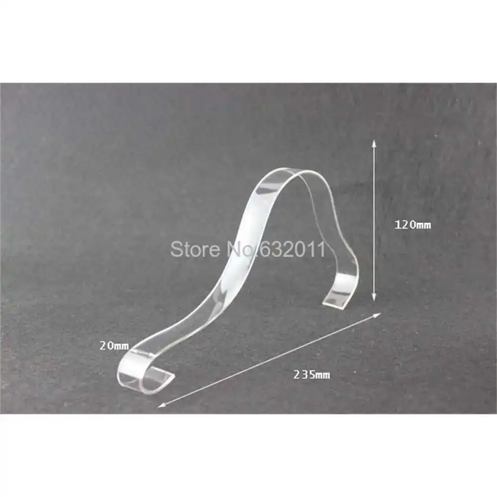10pcs Acrylic Shoes Tree Bracket Clear Elastic Plastic Women Sandals Shoe Filler Display Rack Shoe Stretcher Strip