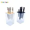 1 Set 1/12 Dollhouse Knife Rest Model Mini Knives Set Toys Dollhouse Cooking Utensils Dolls House Kitchen Accessories 1