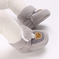 Winter Snow Baby Boots Cute Bear Warm Booties For Kids Soft Infant Newborn Toddler Baby Girls Boys Shoes Preschool Walking Shoes 2