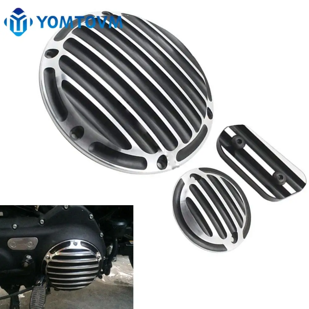 Moto Derby Timing Timer Cover Cover Inspection Cover Alluminio Per 2004-2015 Harley Sportster Xl 883 1200