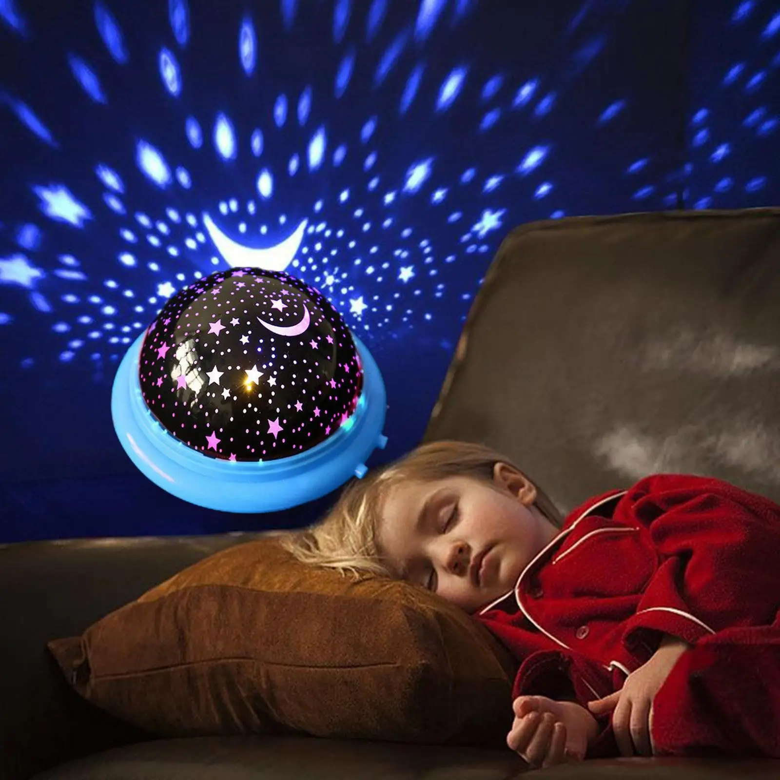 

LED Night Light Usb Charging Star Moon Projector Night Bedroom Atmosphere Light Accessories Supplies Lighting Lamp E5A6