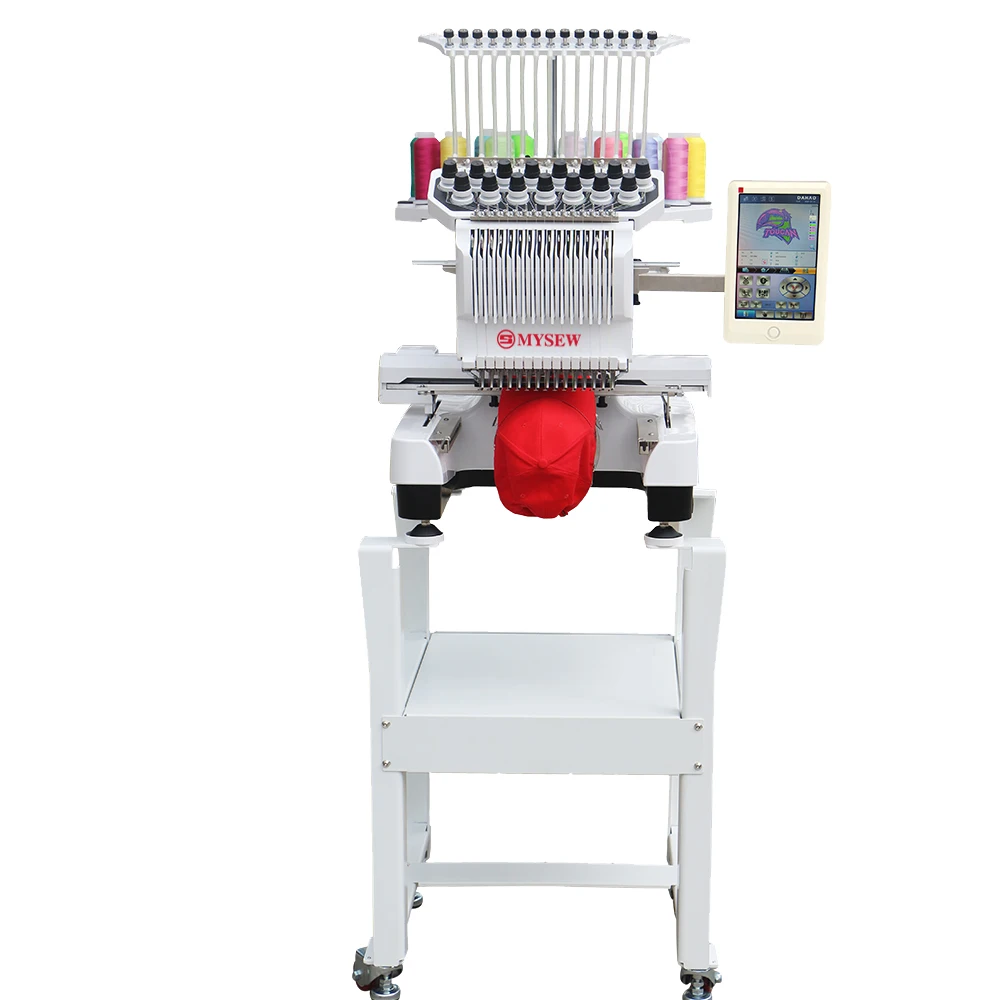 MYSEW MFS1500 컴퓨터화된 고속 자동 의류 단일 헤드 산업용 자수 기계..