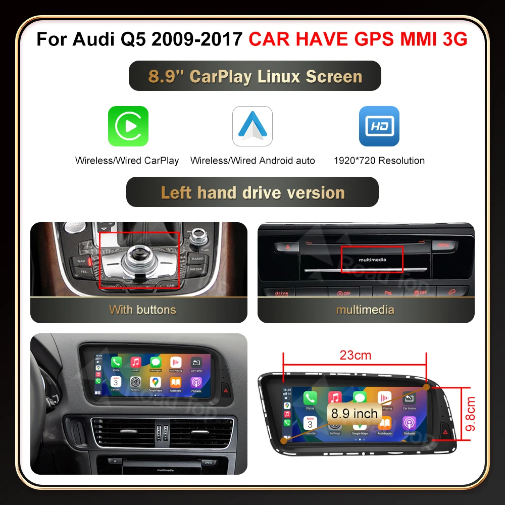 8.9 LHD MMI 3G
