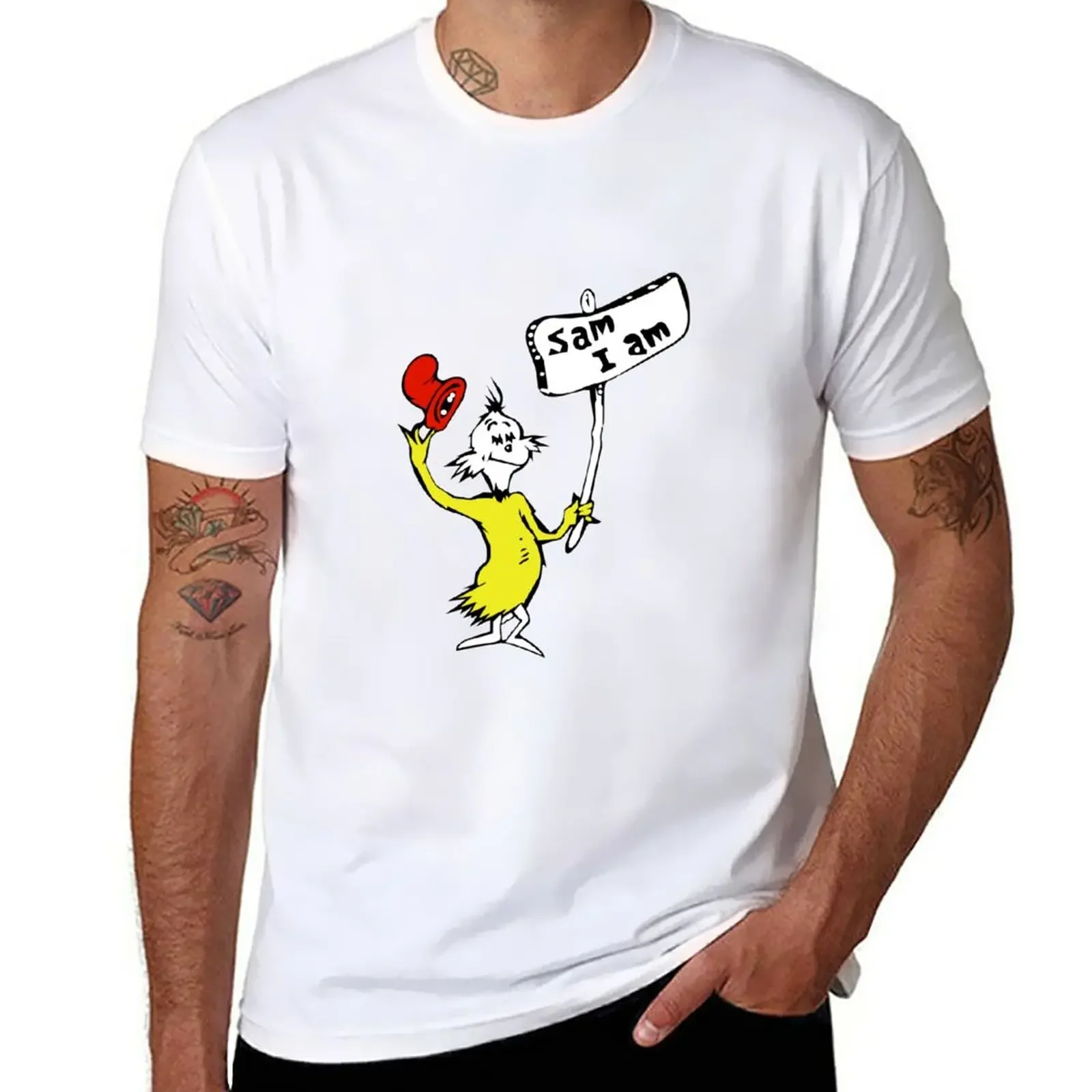 

Sam I Am T-Shirt funnys summer tops t shirts for men