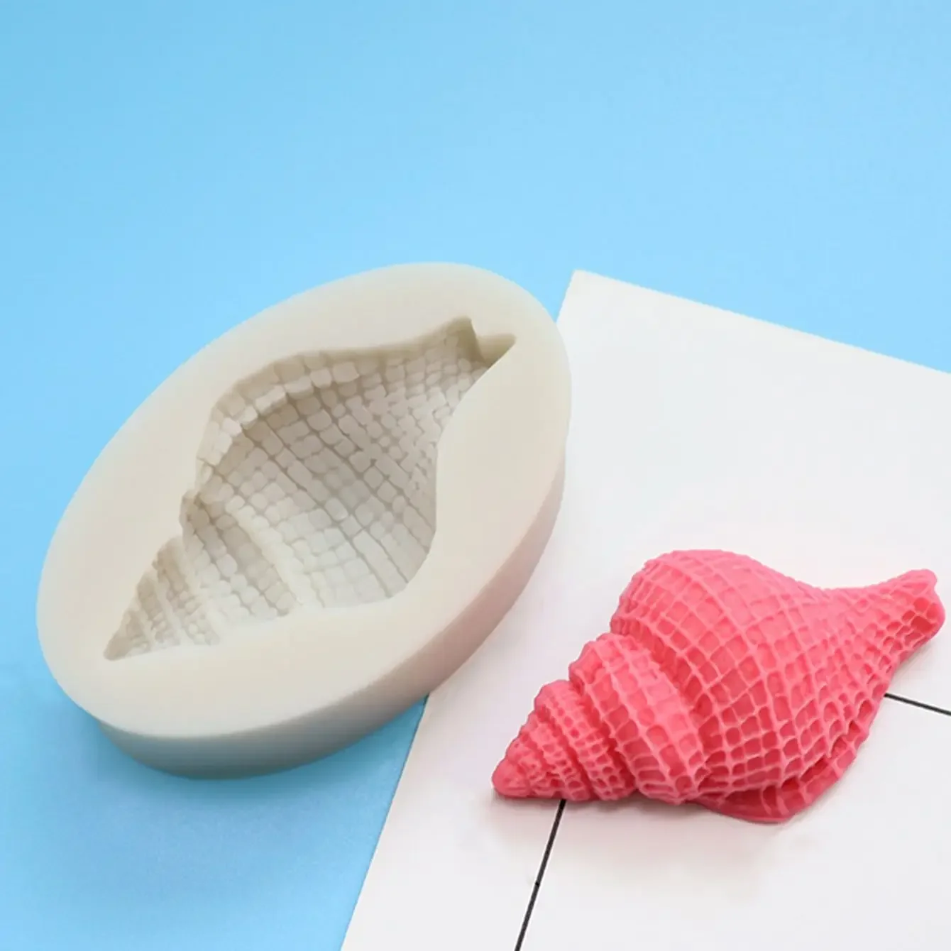 1pc Conch Scented Candle Mold-3D