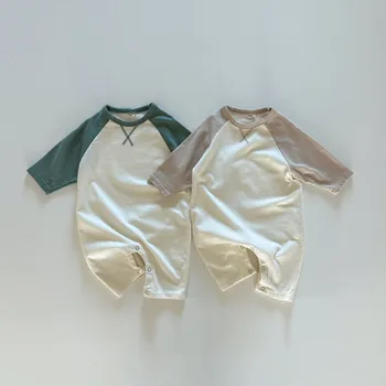 New Baby Pagliaccetto a maniche lunghe in cotone Infantile Tuta allentata Primavera Autunno Neonato Ragazzo Ragazza Vestiti 2025 Nuovi vestiti per bambini