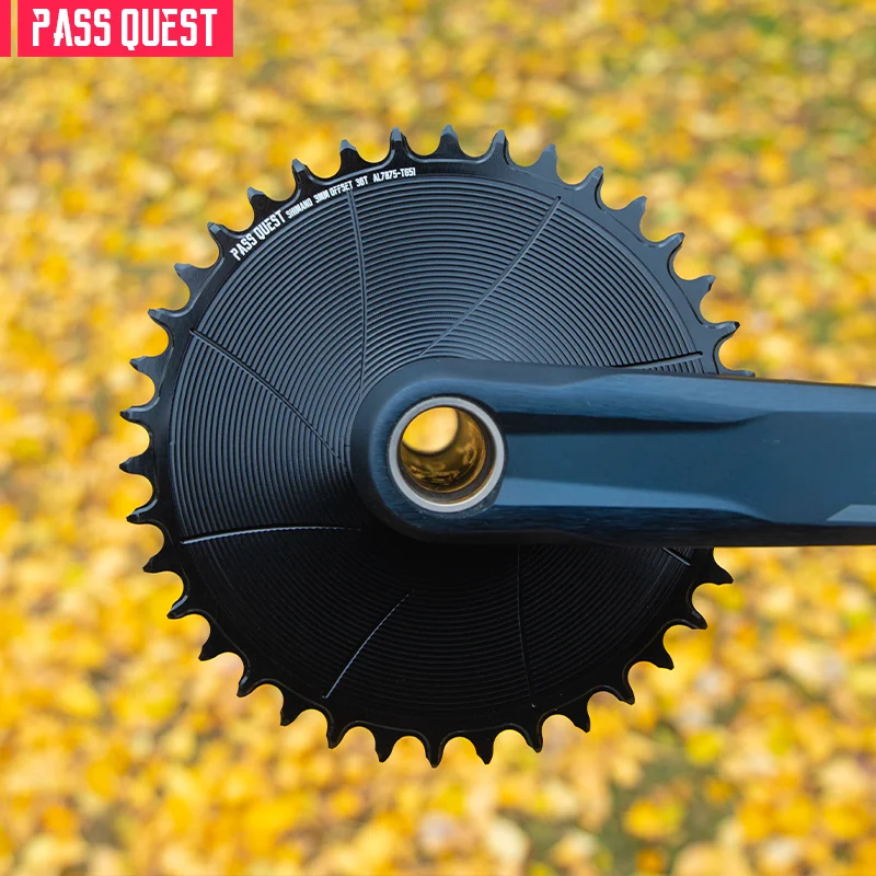 

PASS QUEST 3mm Offset Chainring for Shimano M9100 M8100 M8120 M8130 M7100 M7120 M7130 MTB Chainring 28T-38T
