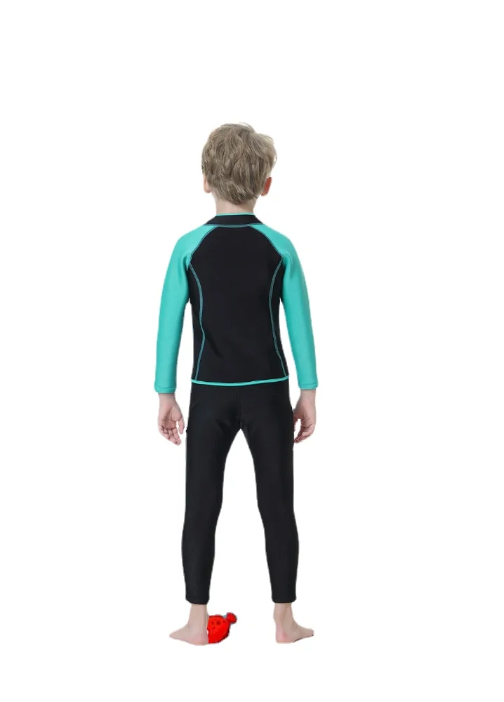 Diving Suit Split Warm Swimsuit Long Sleeve Cold-proof Snorkeling Surfing Jellyfish Suit for Boys and Girls