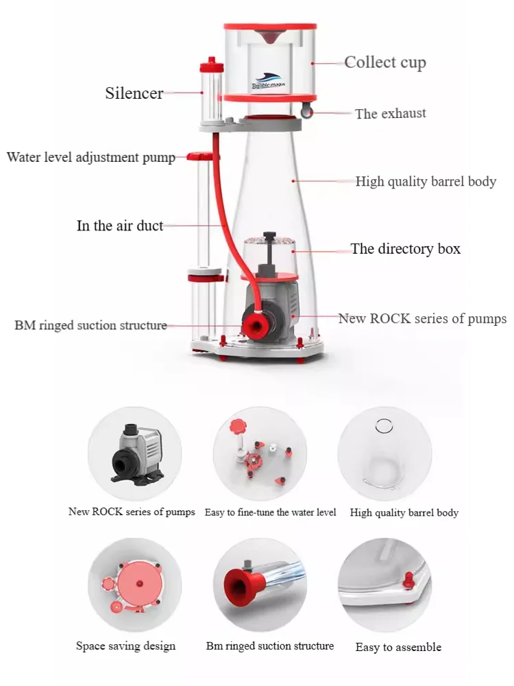 Bubble Magus Curve 3 Extreme Protein Skimmer - AliExpress 15