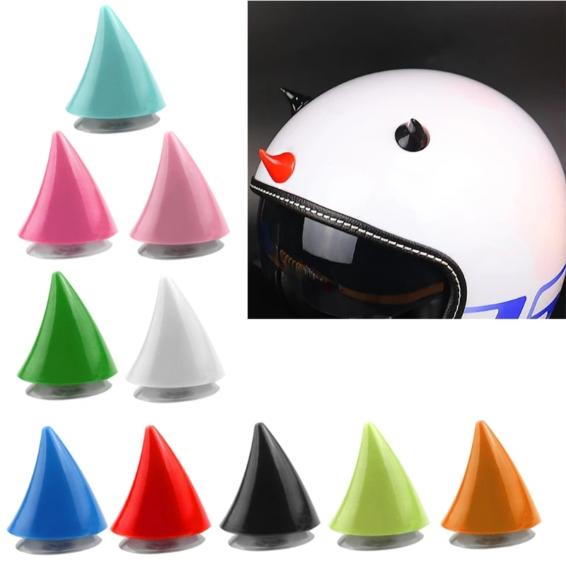 

Motorcycle Helmet Devil Horn Sticker DIY Decoration Fancy Gift for Girls