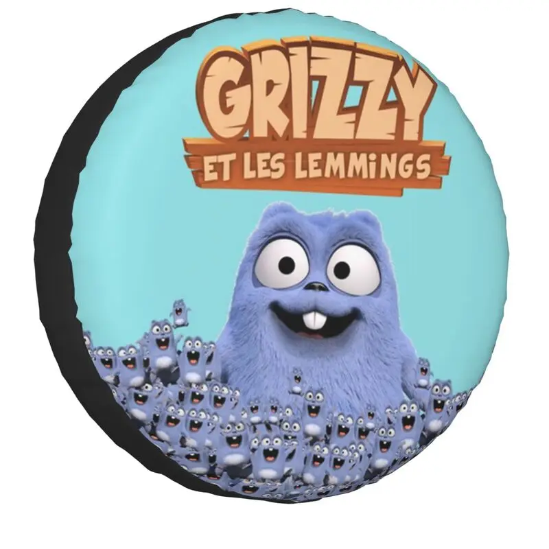 Grizzy E The Lemmings Best Collection Copertura Per Pneumatici Di Ricambio Per Jeep Honda Suv Rv Trailer Protezioni Per Ruote Per Auto 14 "15" 16 "17"
