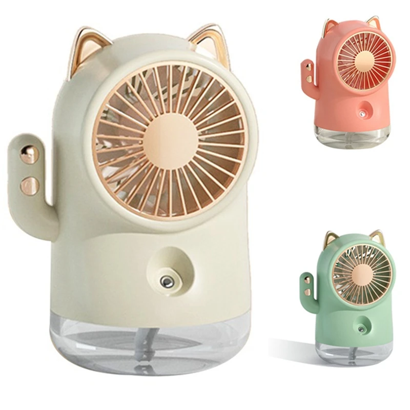

Table Misting Fan, Personal Cooling Mister Fan ,USB Rechargeable Water Spray Mist Fan For Office, Home And Camping