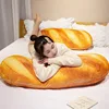 20~100cm Butter Long French Baguette Bread Plush Pillow Stuffed Food Plushie Peluche Back Support Seat Cushion Decor Gift 4