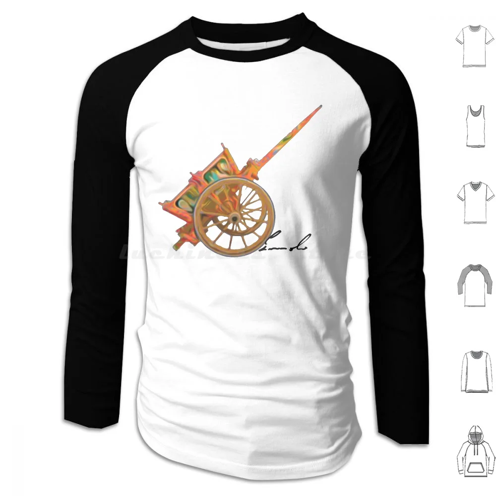 Emmico Sicilia "Carrettto" Felpe Con Cappuccio Manica Lunga Sicilia Frutta Sicilia Frutta Cassata Cantolo Limone Emmolo Italia Frutta