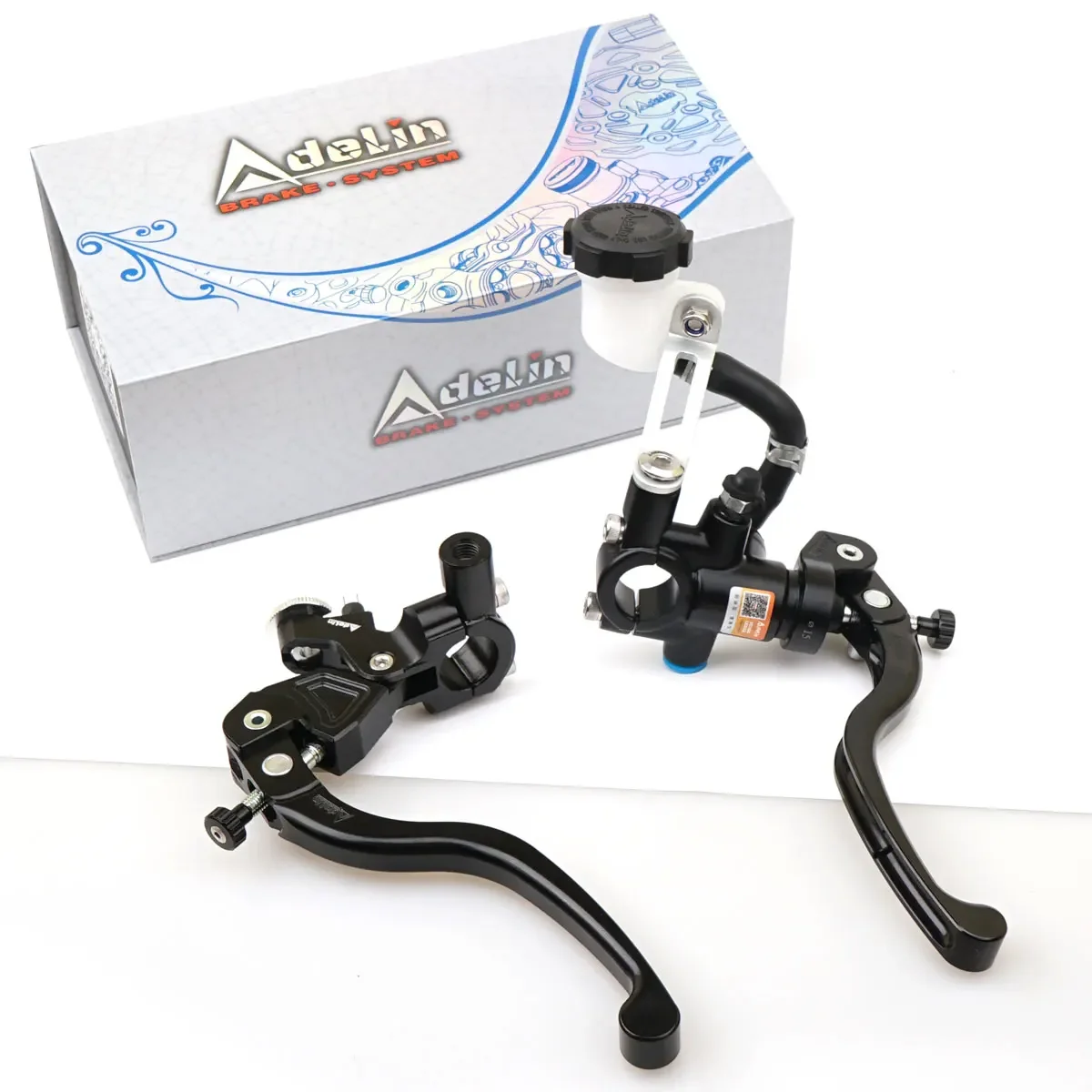 19 мм поршневой радиальный кронштейн тормозной муфты насос кованый алюминиевый главный цилиндр линия муфты для Кафе Racer Nanja Honda Suzuki Yamaha