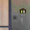Birdhouse Shape Key Ring Pendant Wall Mount Keychain Holder for Home Dorm Stylish and Functional Key Organizer 4