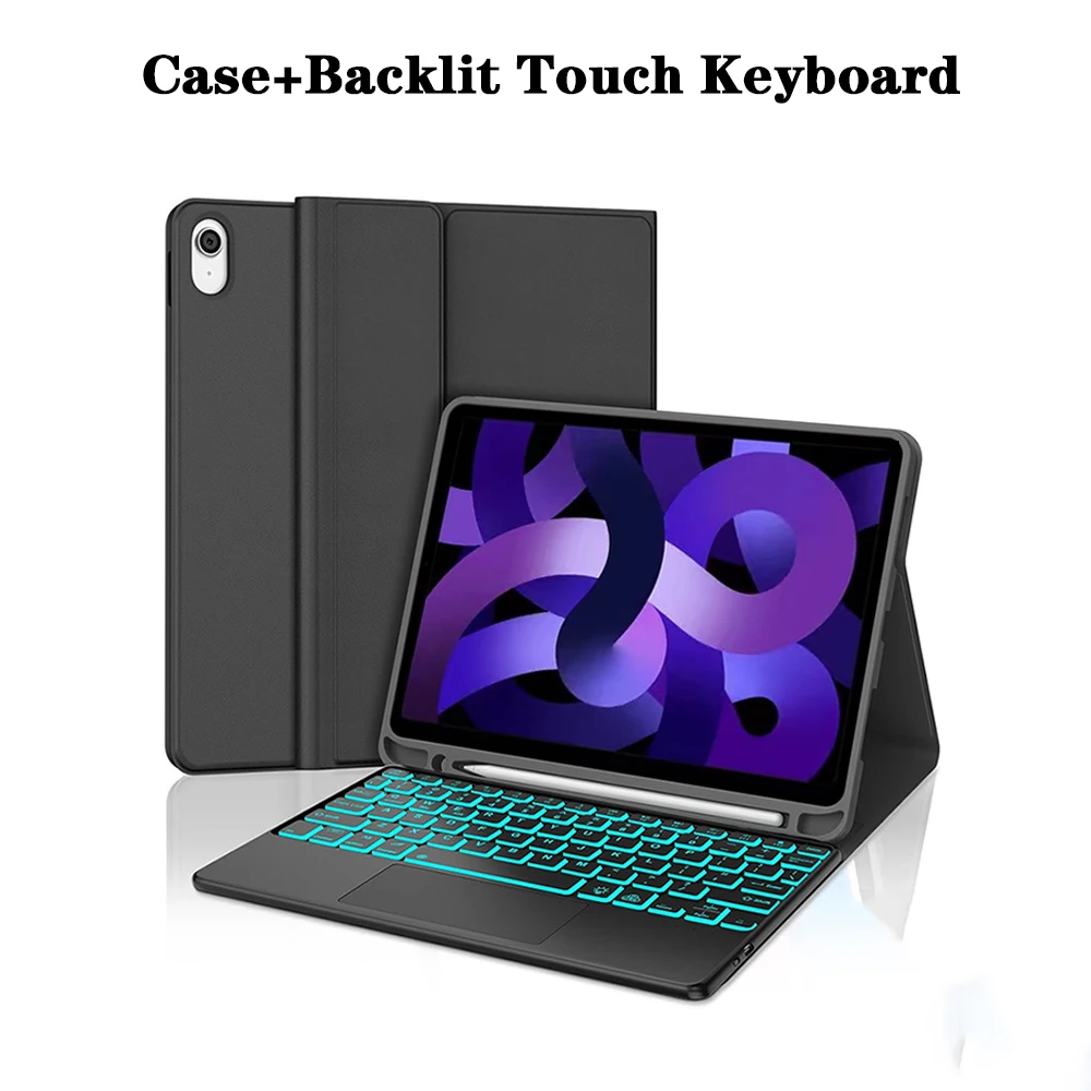 Detachable Keyboard Tablet Case with Pencil Holder