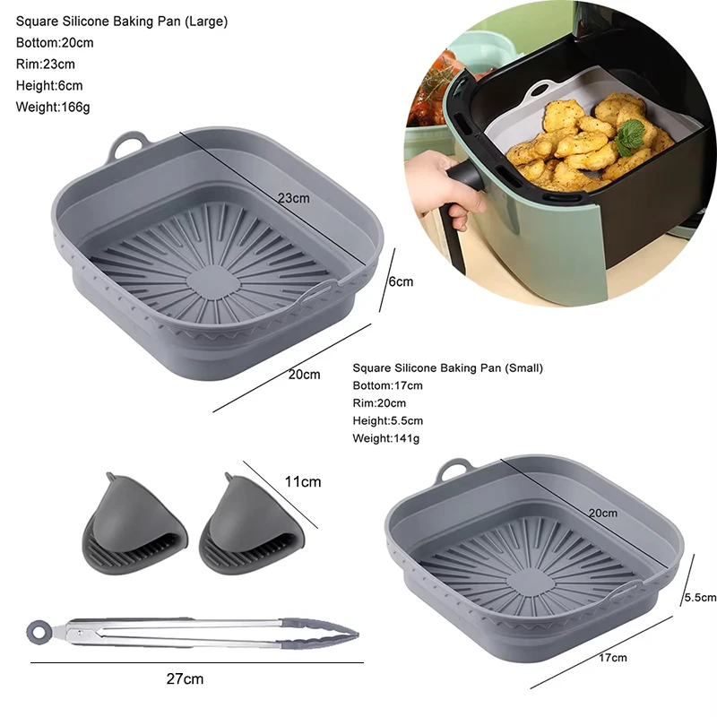 Silicone Air Fryer Tray 5