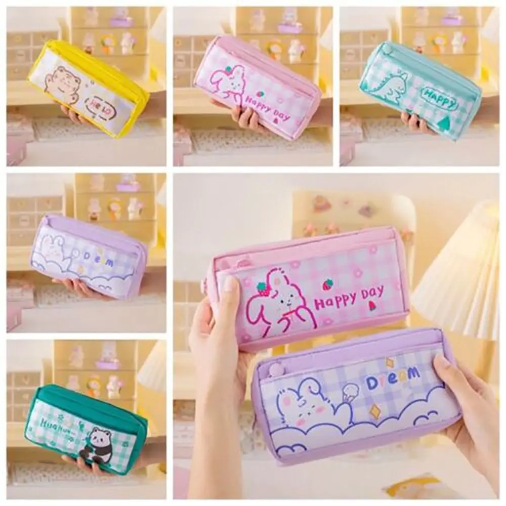 

Вместительная сумка для хранения канцелярских принадлежностей, прочная портативная многофункциональная сумка для ручек, органайзер для канцелярских принадлежностей из ткани Оксфорд