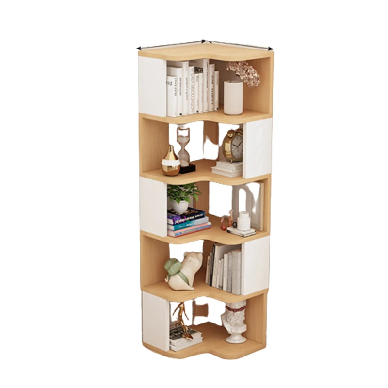 

Corner Filing Book Shelf Display Children Bedroom Storage Book Shelf Library Libreria Estanteria Furniture Living Room BL50BS