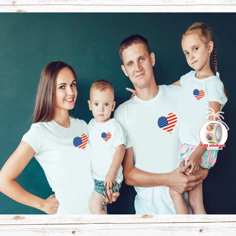 Рубашка День Независимости 4 июля футболка Сделано в США патриотическая рубашка женские рубашки День Независимости 4 июля Семейные футболки