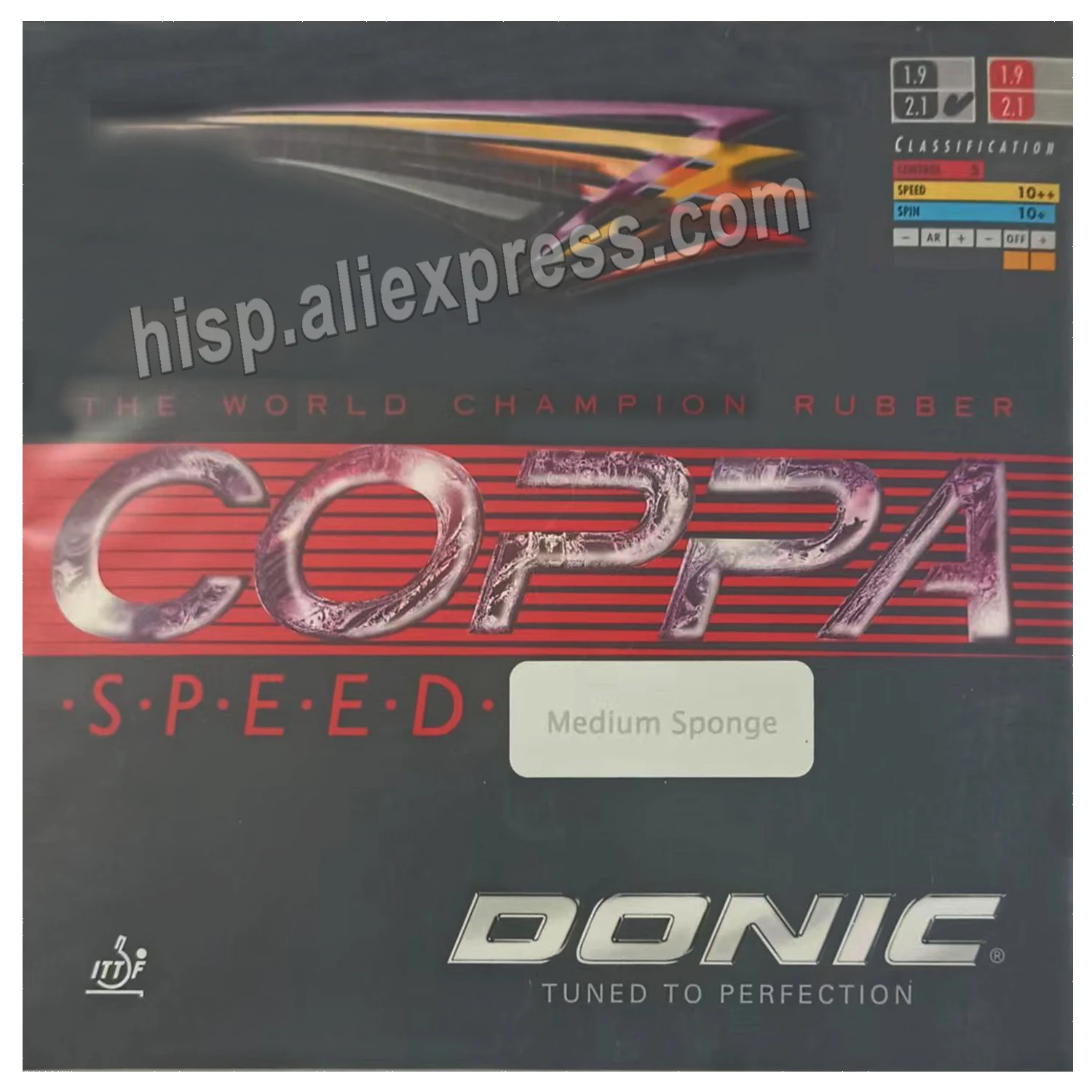 Bionic Coppa Speed 12071 # Nero Pips-In Ping Pong In Gomma Con Spugna