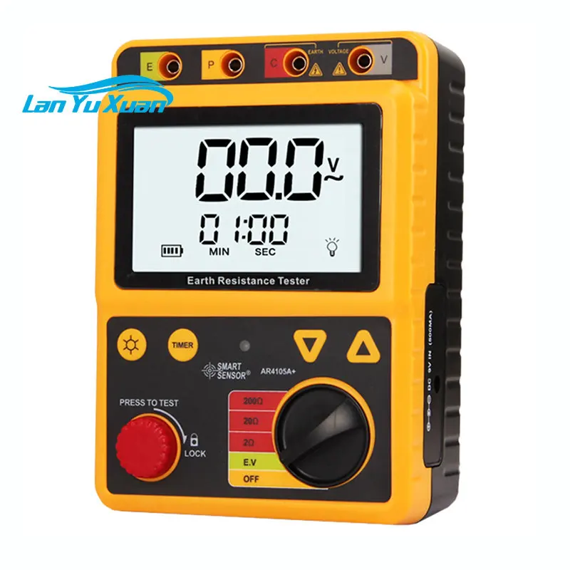 

SMART AR4105A 200 Ohm Ground Resistance Meter Digital Earth Resistance Tester