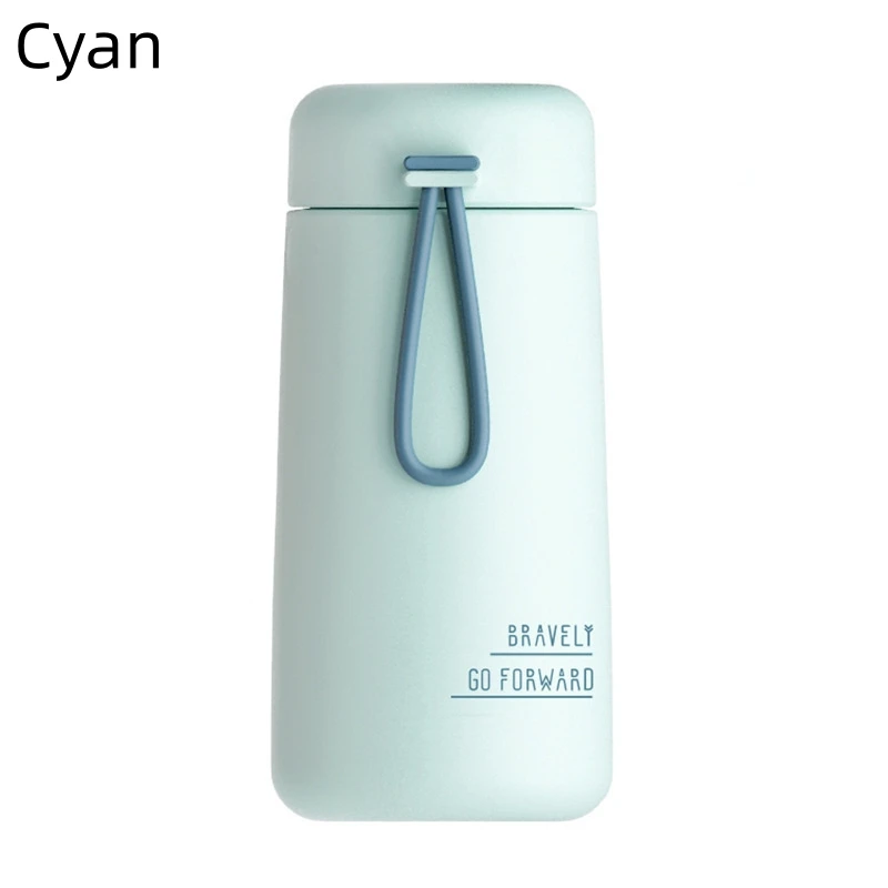 Mini Thermos Cup 280ml White Pocket Cup Stainless Steel Thermal Coffee Mug Vacuum Flask Insulated Hot Water Bottle Kids Gift