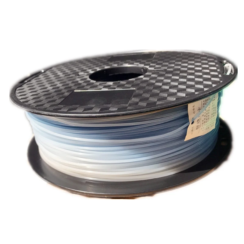1.75mm UV 포토크로믹 PLA 3D 프린터 필라멘트, 1KG 햇빛에 민감한 색상 변화 감광성 소재