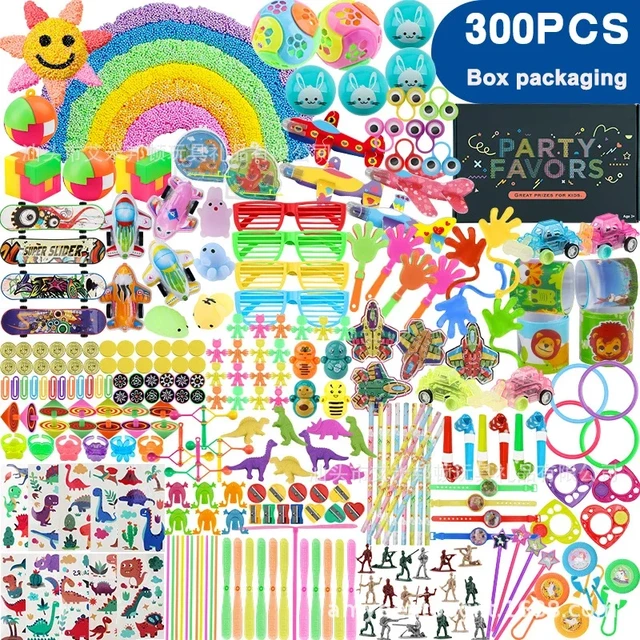 110pcs Kids Party Favors Toys Children Assortment Giveaway Pinata Filler Bulk  Toys Boys Girls Treasure Boxs Birthday Party Gifts - AliExpress