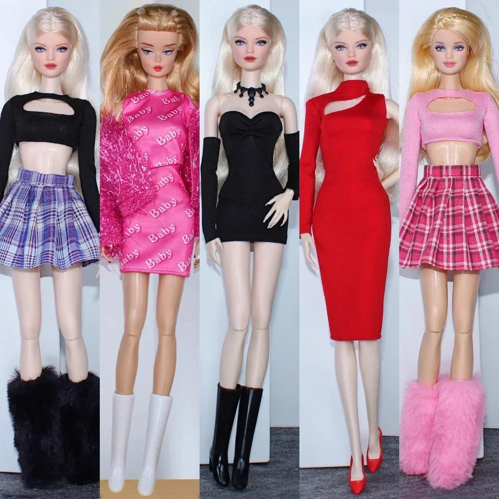 Clothing set / new design dress sweater 1/6 Doll clothes suit outfit for 30cm Xinyi FR ST bb Doll / doll house accessories