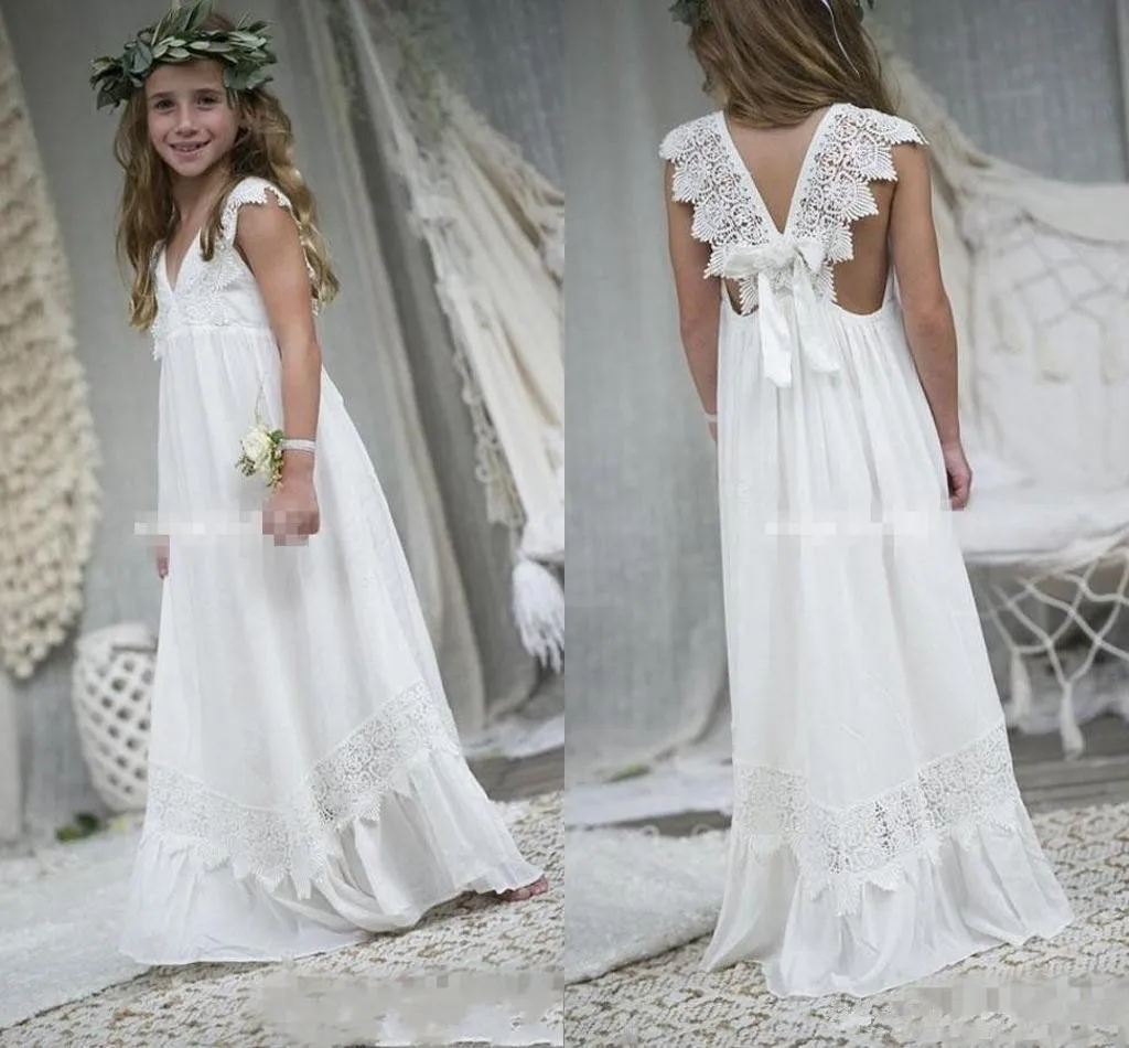 

Vintage Glitter Puffy Lace Girl Princess Dresses Kids Crystal Scoop Evening Prom Dress Nude Ruffles Sleeves Flower Gril Dresses