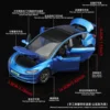 2024 NEW 1:32 FOR TESLA Model 3 Alloy Model Car Toy Diecasts Metal Casting Sound and Light Car Toys Vehicle 4