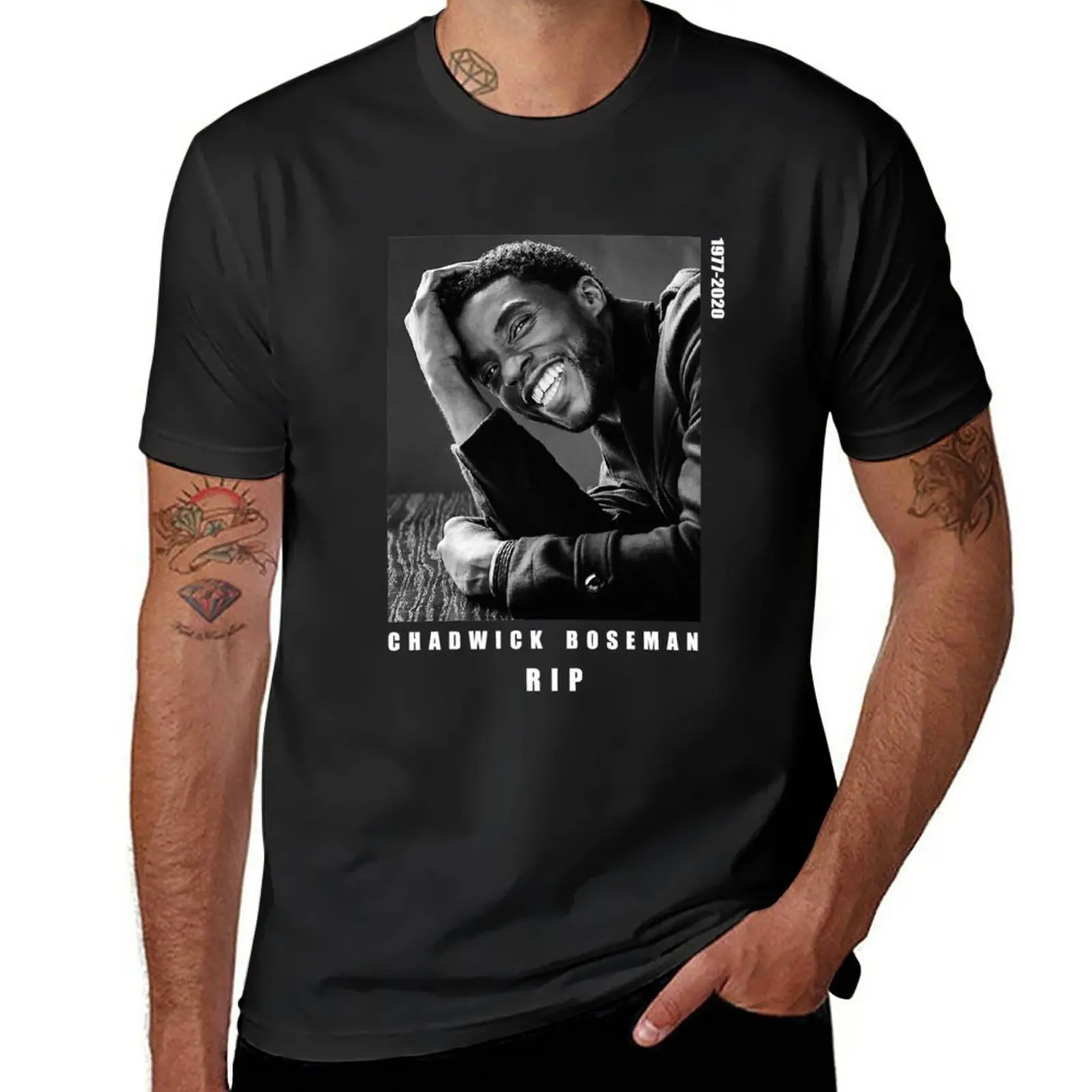 

New Chadwick Boseman, RIP Chadwick Boseman, Black Panther, Rest in Peace Chadwick Boseman Tribute T-Shirt