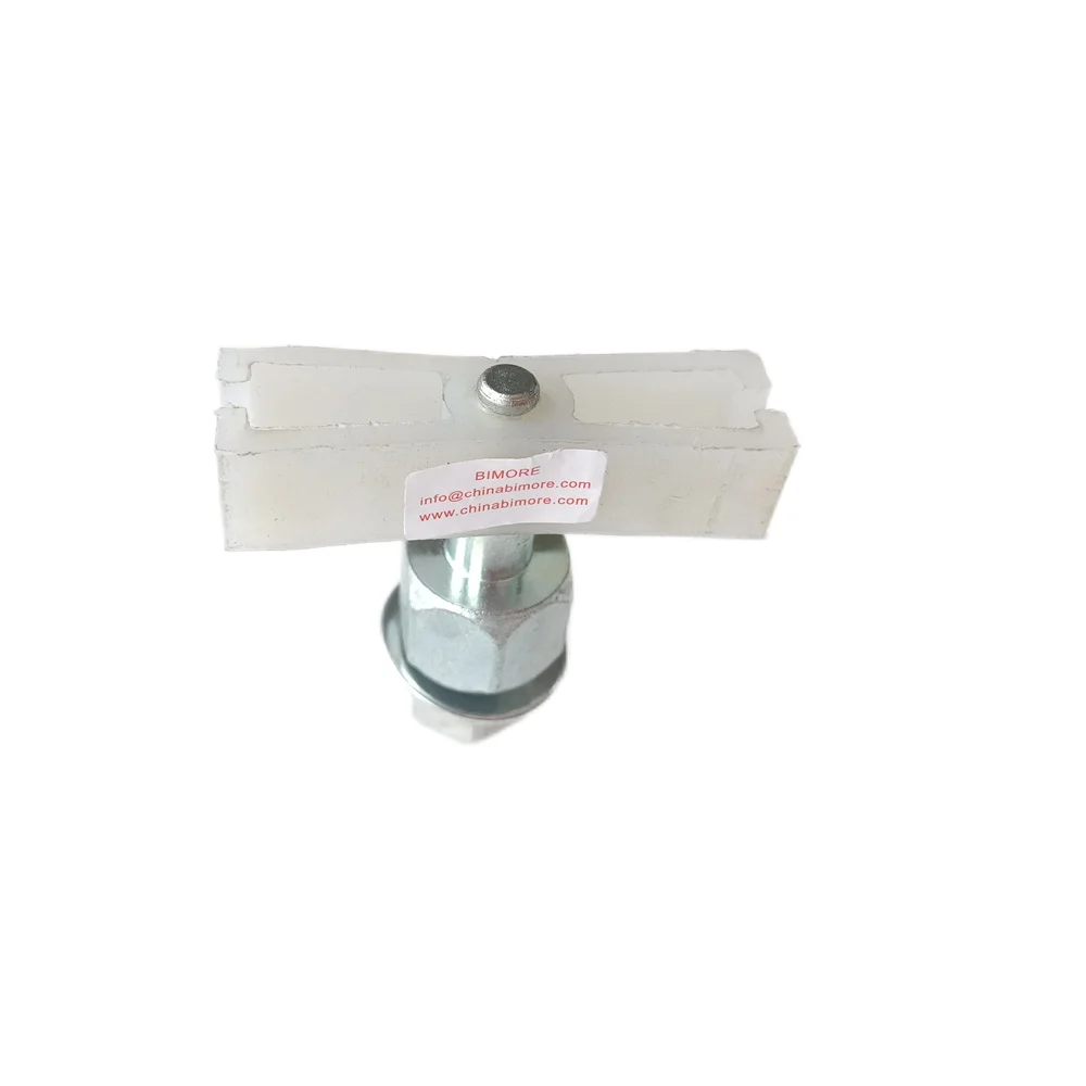 Elevator Parts 50*35 Elevator Door Spare Parts Guide Shoe Slider L50mm H35mm M8 Escalator Assembly