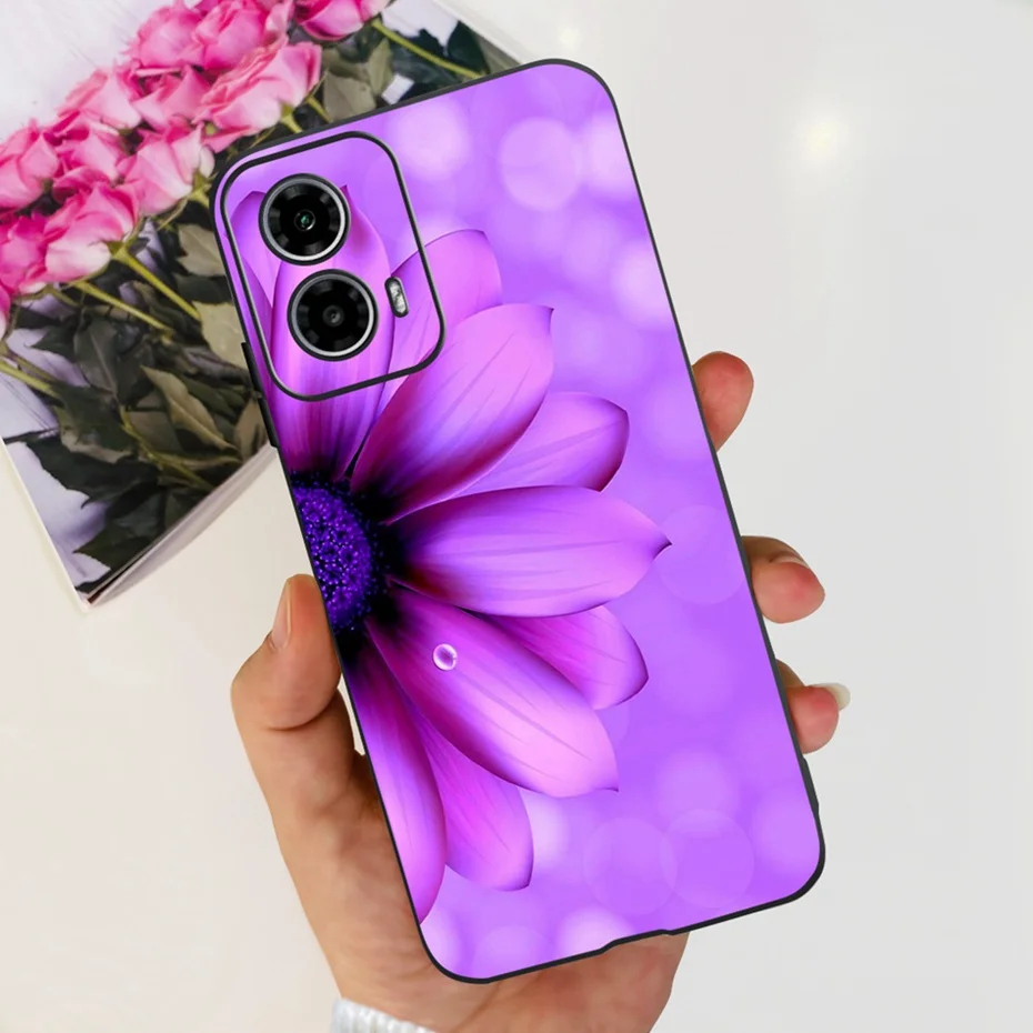 Cute Love Pattern Soft Silicone Phone Case - Stylish & Durable Back Cover