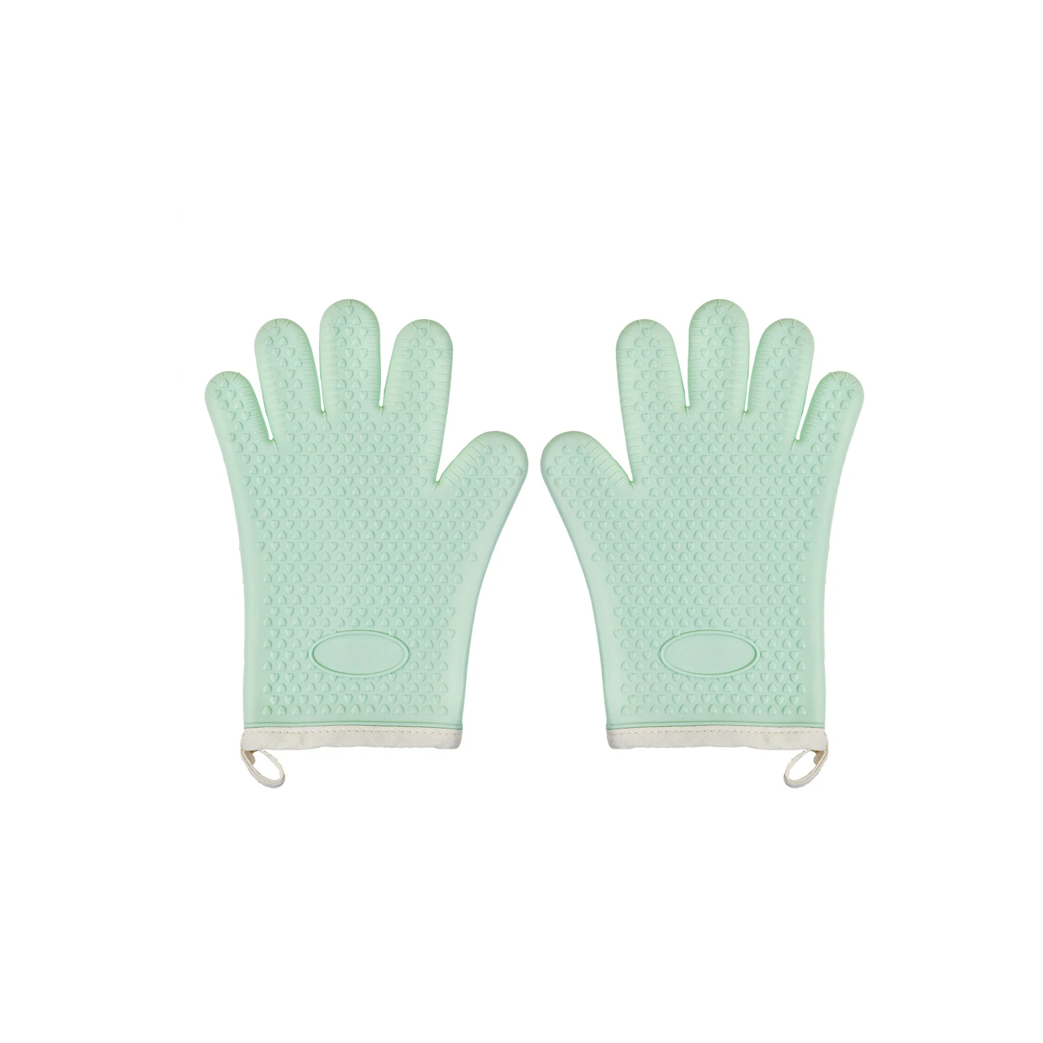 Silicone Heat Resistant Gloves Household Long Cotton Microwave Mittens Oven Kitchen Baking Glove Cooking Barbecue Gants