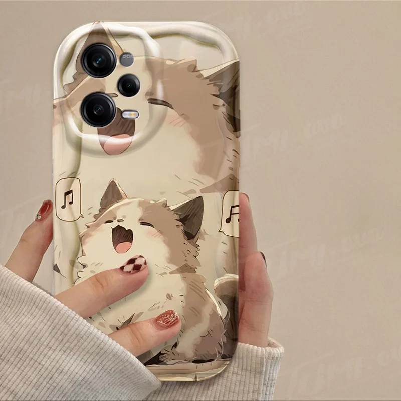 Jolie coque en silicone pour Xiaomi Redmi Note 13 12 Pro Plus Turbo Speed 12S 11 11S 10 10S 9S 7 8 9 Pro Max_voghion.com
